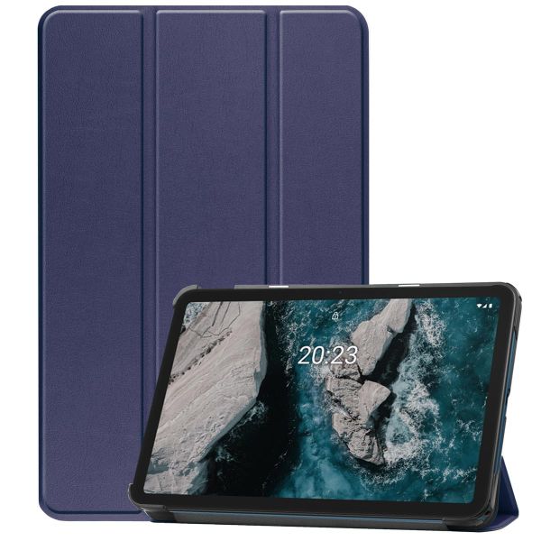 iMoshion Coque tablette Design Trifold Nokia T20 - Bleu foncé