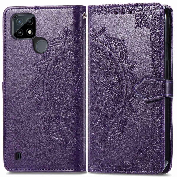 imoshion Etui de téléphone portefeuille Mandala Realme C21 - Violet