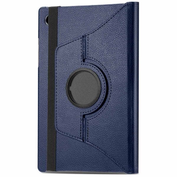 imoshion Coque tablette rotatif à 360° Galaxy Tab A8 - Bleu foncé