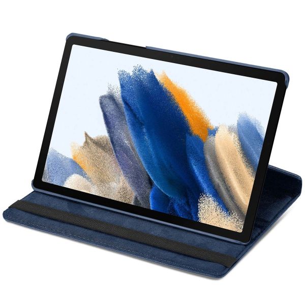 imoshion Coque tablette rotatif à 360° Galaxy Tab A8 - Bleu foncé