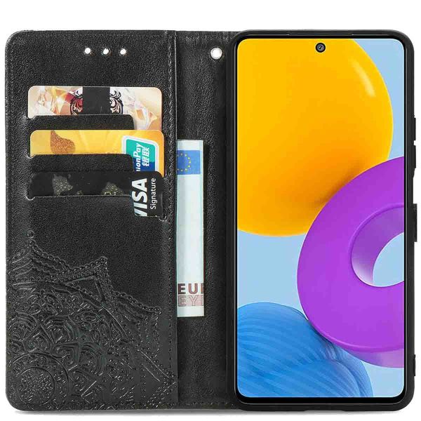 iMoshion Etui de téléphone portefeuille Mandala Samsung Galaxy M52 - Noir