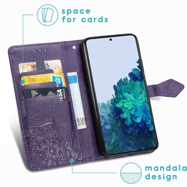 iMoshion Etui de téléphone portefeuille Mandala Samsung Galaxy S22 - Violet