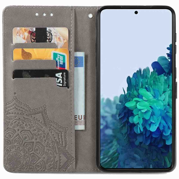 iMoshion Etui de téléphone portefeuille Mandala Samsung Galaxy S22 - Gris