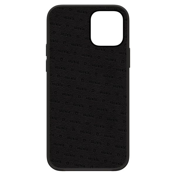 Valenta Coque en cuir Luxe iPhone 13 Mini - Noir