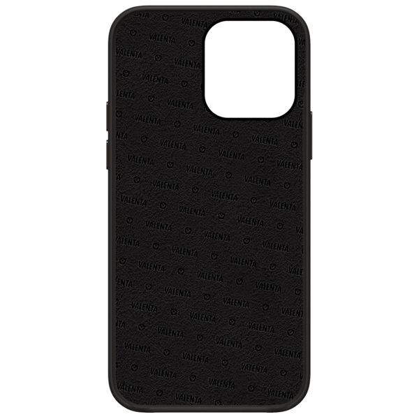 Valenta Coque en cuir Luxe iPhone 13 Pro Max - Noir