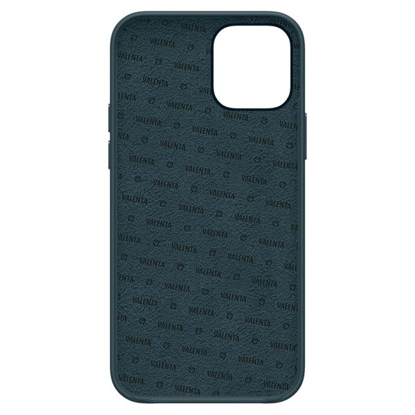 Valenta Coque en cuir Luxe iPhone 13 Mini - Bleu