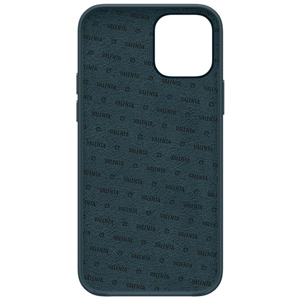 Valenta Coque en cuir Luxe iPhone 13 - Bleu