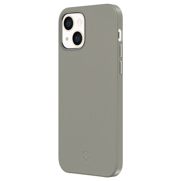 Valenta Coque en cuir Luxe iPhone 13 - Gris