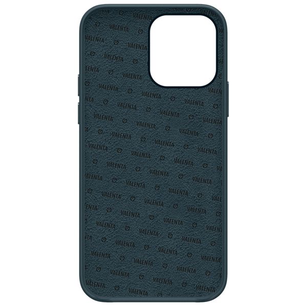 Valenta Coque en cuir Luxe iPhone 13 Pro - Bleu