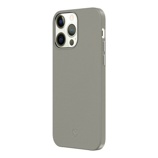 Valenta Coque en cuir Luxe iPhone 13 Pro - Gris