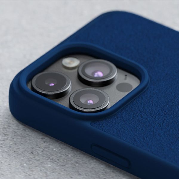 Njorð Collections Coque daim Comfort+ MagSafe iPhone 15 - Blue