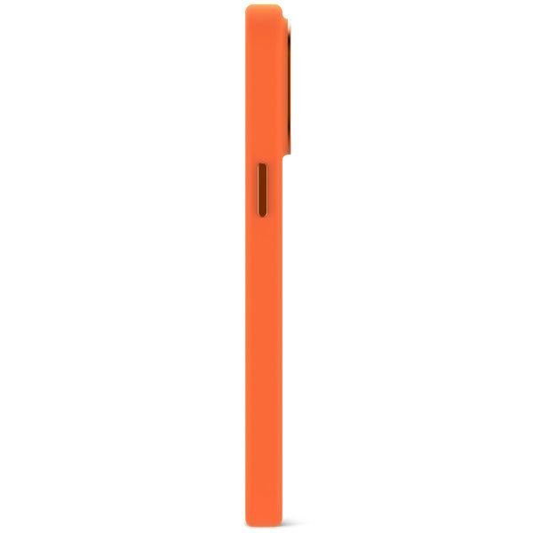 Decoded Coque en silicone MagSafe iPhone 15 Pro Max - Orange