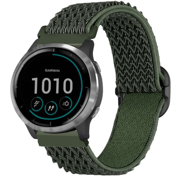 imoshion Bracelet élastique en nylon Garmin Vivoactive 4 - Vert foncé