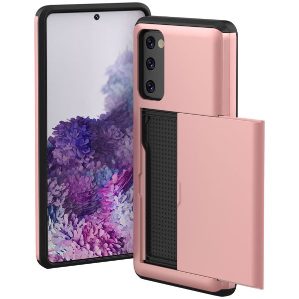 imoshion Coque arrière avec porte-cartes Samsung Galaxy S20 FE - Rose Dorée