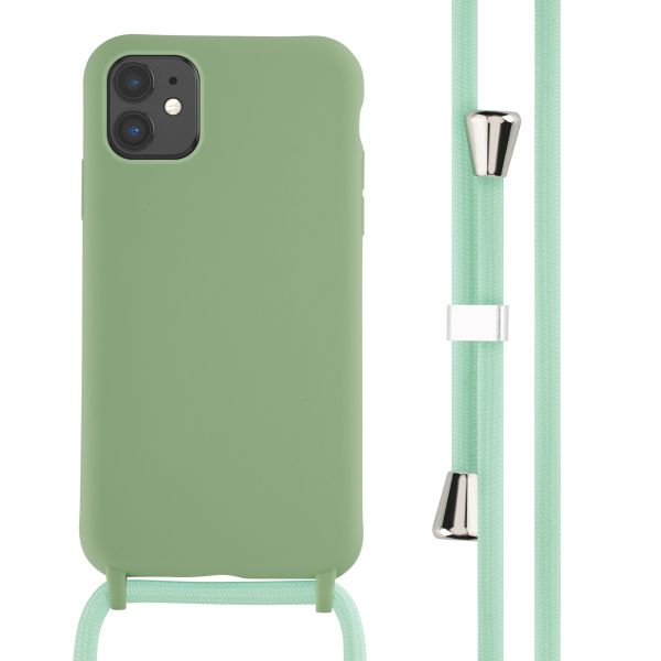 imoshion ﻿Coque en silicone avec cordon iPhone 11 - Vert