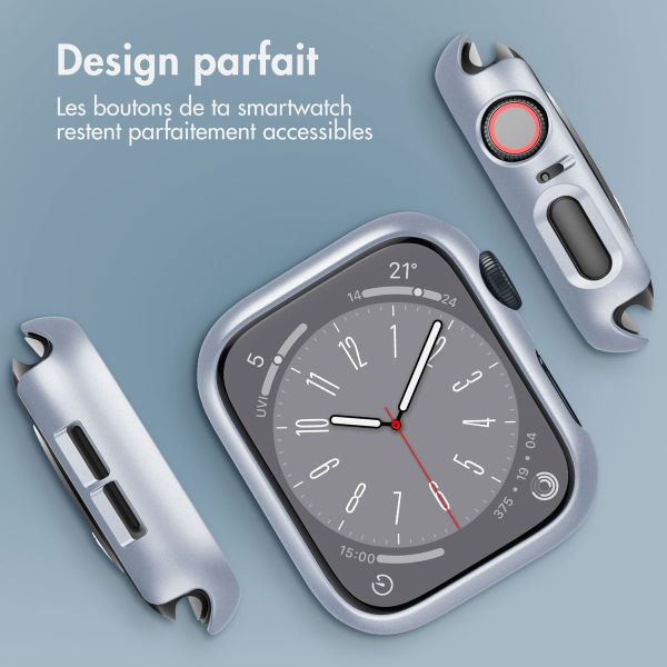 imoshion Coque rigide à couverture complète Apple Watch Series 4 / 5 / 6 / SE - 40 mm - Argent