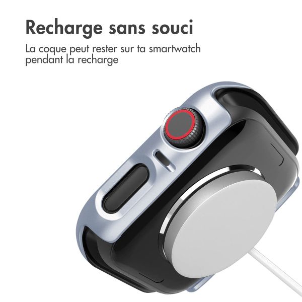 imoshion Coque rigide à couverture complète Apple Watch Series 4 / 5 / 6 / SE - 40 mm - Argent