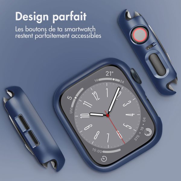 imoshion Coque rigide à couverture complète Apple Watch Series 4 / 5 / 6 / SE - 40 mm - Bleu foncé