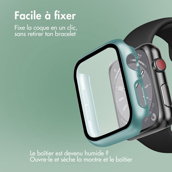 imoshion Coque rigide à couverture complète Apple Watch Series 4 / 5 / 6 / SE - 40 mm - Vert foncé