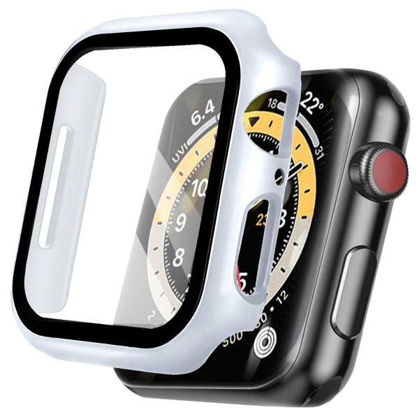 iMoshion Coque rigide à couverture complète Apple Watch Series 7 / 8 / 9 - 45 mm - Argent