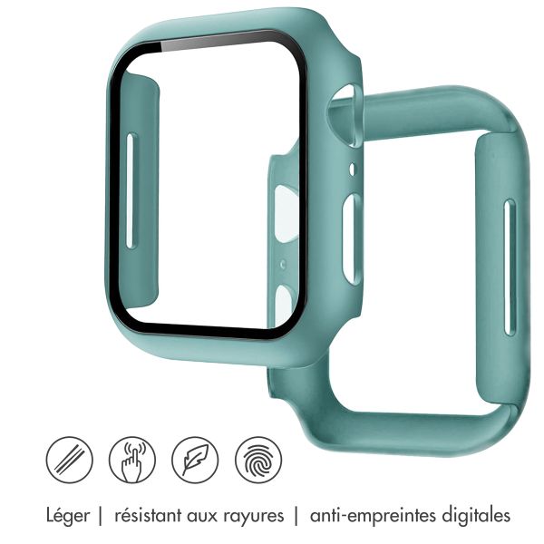 iMoshion Coque rigide à couverture complète Apple Watch Series 7 / 8 / 9 - 45 mm - Vert foncé