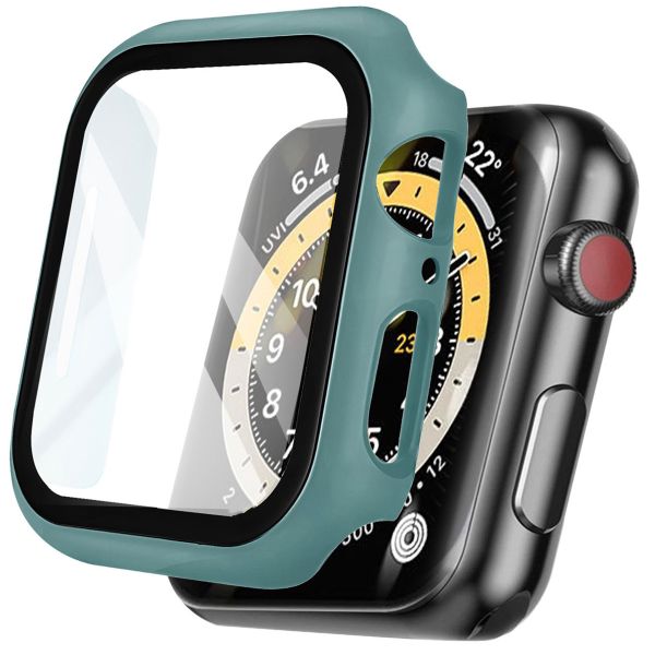 iMoshion Coque rigide à couverture complète Apple Watch Series 7 / 8 / 9 - 45 mm - Vert foncé