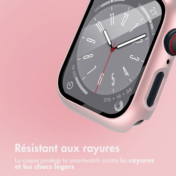 imoshion Coque rigide à couverture complète Apple Watch Series 7 / 8 / 9 - 41 mm - Rose