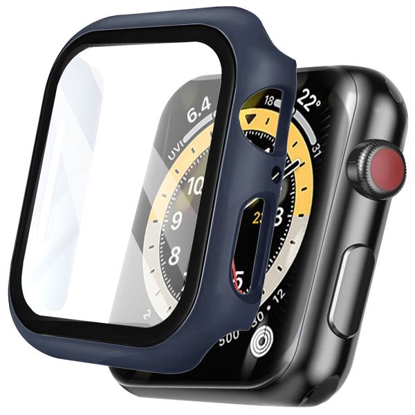 iMoshion Coque rigide à couverture complète Apple Watch Series 7 / 8 / 9 - 41 mm - Bleu foncé