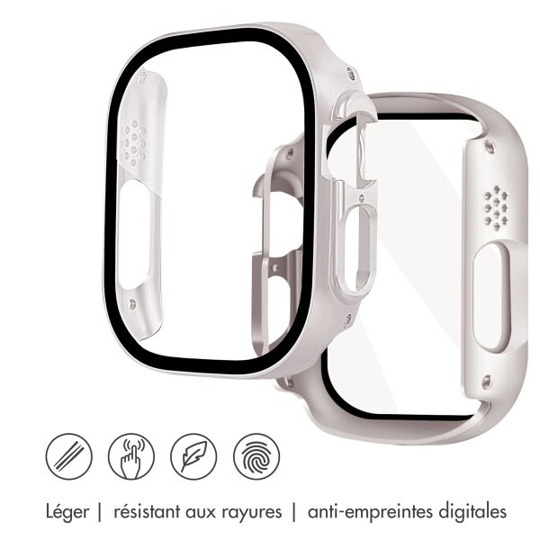 imoshion Coque rigide à couverture complète Apple Watch Ultra / Ultra 2 - 49 mm - Titanium