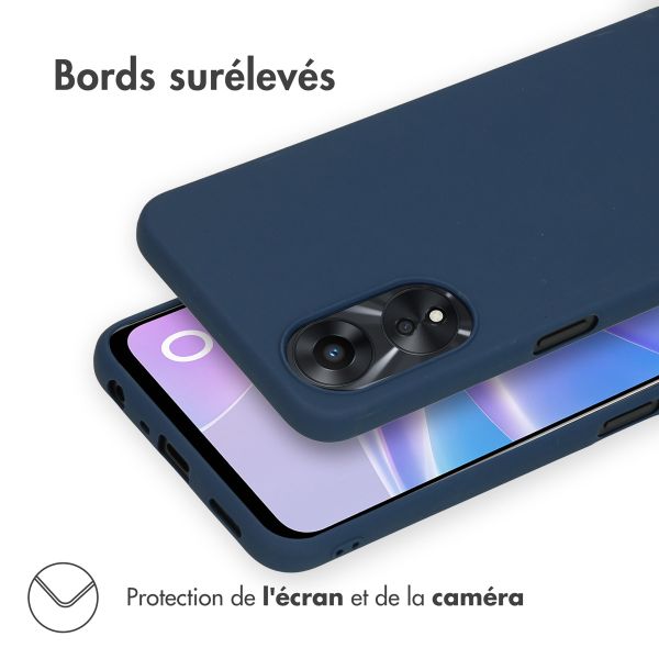 imoshion Coque Couleur Oppo A78 (4G) - Bleu foncé