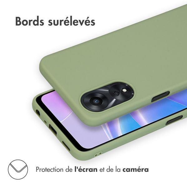 imoshion Coque Couleur Oppo A78 (4G) - Olive Green