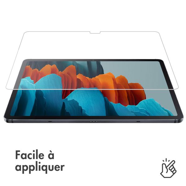 iMoshion Protection d'écran en verre trempé Samsung Galaxy Tab S9 FE Plus / Tab S9 Plus / S8 Plus / S7 Plus / Tab S7 FE 5G - Transparent 