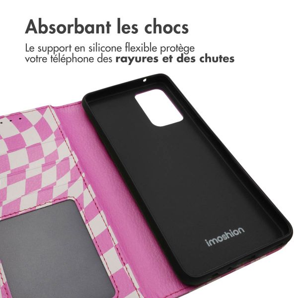 iMoshion ﻿Étui de téléphone portefeuille Design Samsung Galaxy A52(s) (5G/4G) - Retro Pink