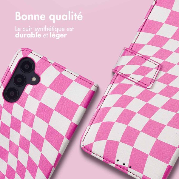 imoshion ﻿Étui de téléphone portefeuille Design Samsung Galaxy A54 (5G) - Retro Pink