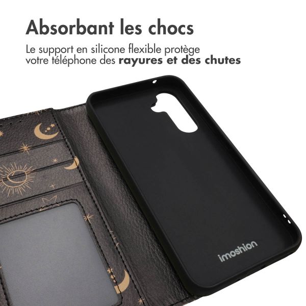 iMoshion ﻿Étui de téléphone portefeuille Design Samsung Galaxy A54 (5G) - Sky Black