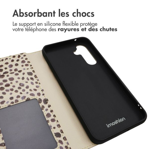 iMoshion ﻿Étui de téléphone portefeuille Design Samsung Galaxy A54 (5G) - Black And White Dots