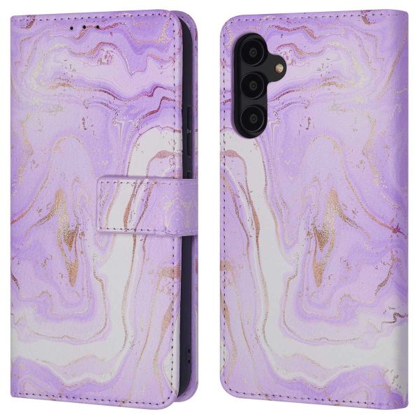 iMoshion ﻿Étui de téléphone portefeuille Design Samsung Galaxy A54 (5G) - Purple Marble