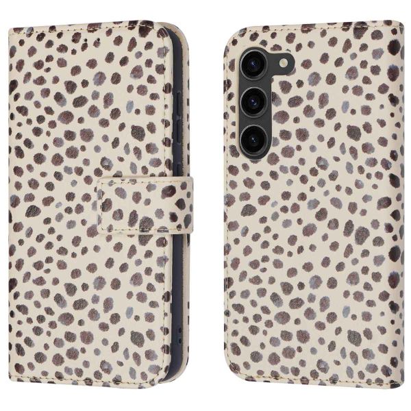 imoshion ﻿Étui de téléphone portefeuille Design Samsung Galaxy S23 - Black And White Dots