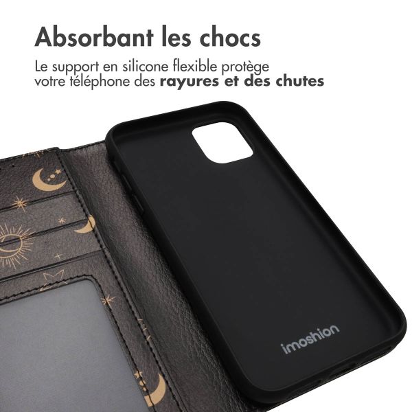 imoshion ﻿Étui de téléphone portefeuille Design iPhone 11 - Sky Black