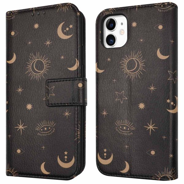 iMoshion ﻿Étui de téléphone portefeuille Design iPhone 11 - Sky Black