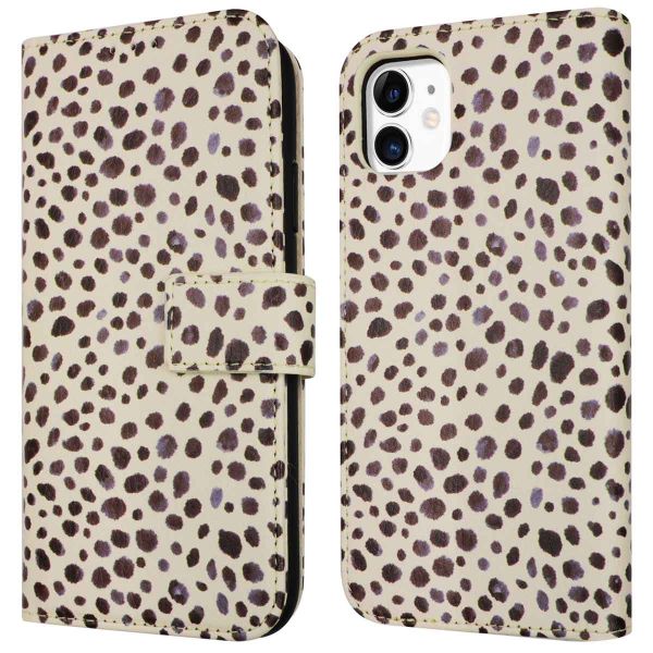 imoshion ﻿Étui de téléphone portefeuille Design iPhone 11 - Black And White Dots