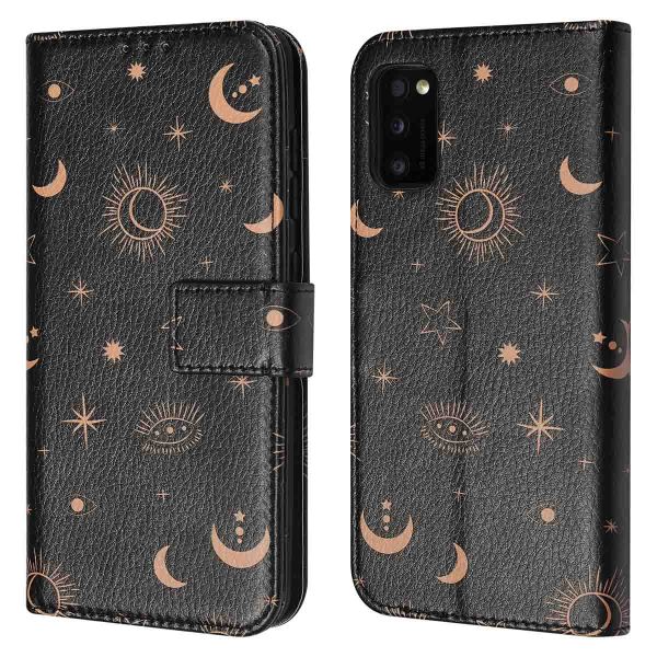 iMoshion ﻿Étui de téléphone portefeuille Design Samsung Galaxy A41 - Sky Black