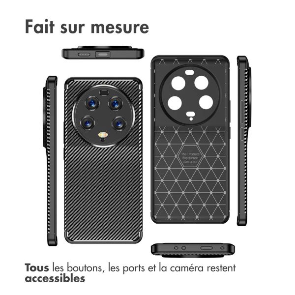 imoshion Coque silicone Carbon Xiaomi 13 Ultra - Noir