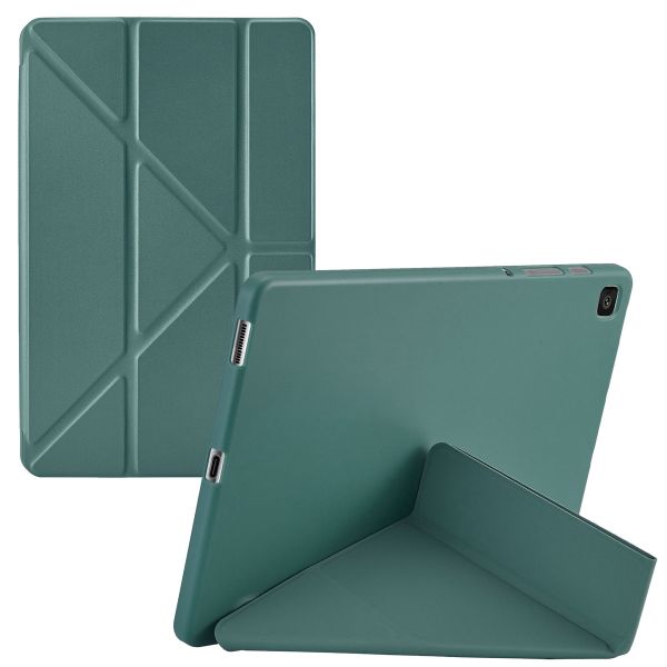 imoshion Coque tablette Origami Samsung Galaxy Tab S6 Lite / Tab S6 Lite (2022) / Tab S6 Lite (2024) - Vert foncé