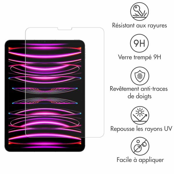 imoshion Protection d'écran en verre trempé iPad Pro 11 (2020 - 2022) / Air 5 (2022) / Air 4 (2020) - Transparent