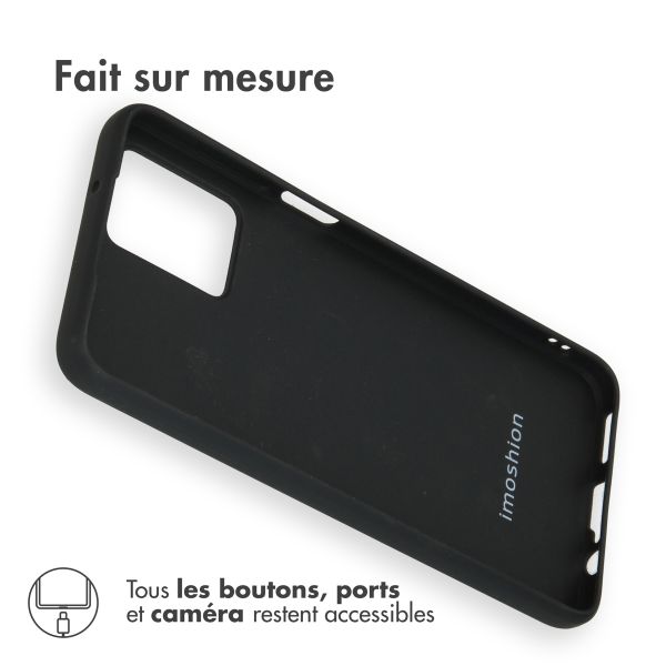 iMoshion Coque Couleur Motorola Moto G53 - Noir