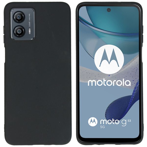 iMoshion Coque Couleur Motorola Moto G53 - Noir