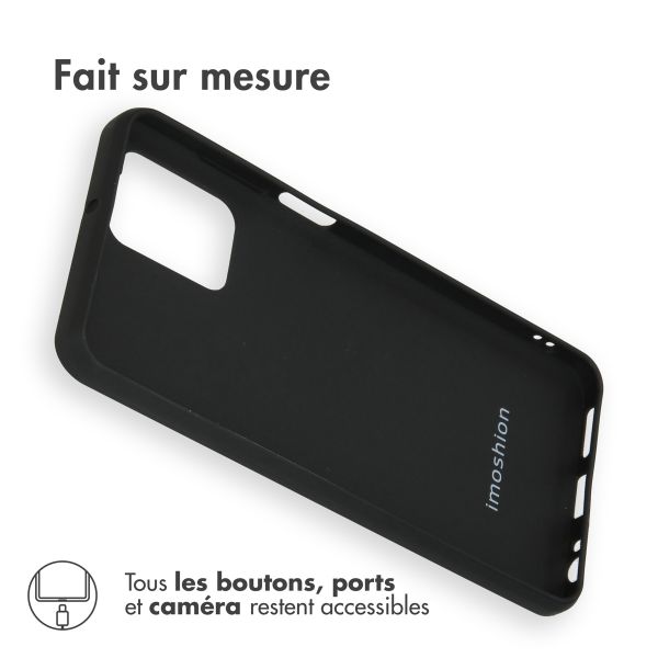 imoshion Coque Couleur Motorola Moto G73 - Noir