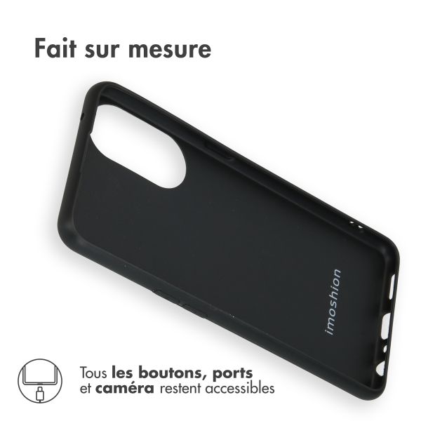 iMoshion Coque Couleur Oppo Reno 8T (4G) - Noir