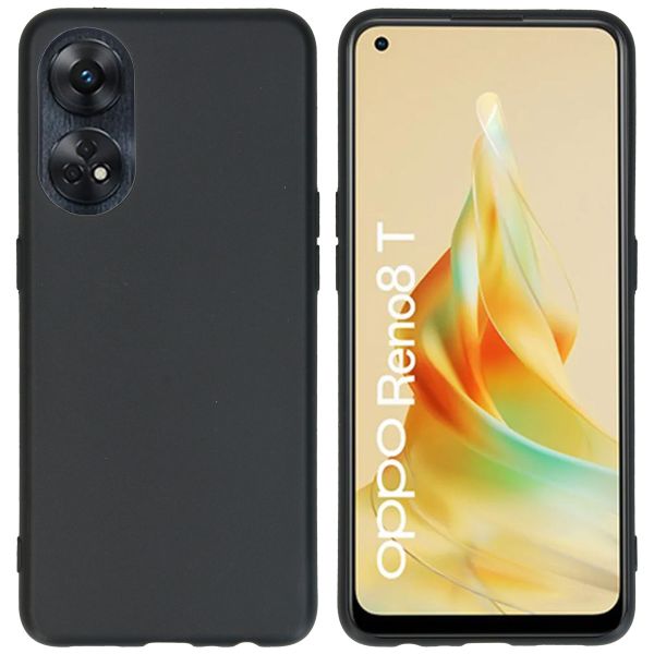 iMoshion Coque Couleur Oppo Reno 8T (4G) - Noir